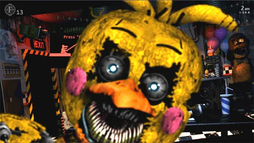 NIGHTMARE WITHERED CHICA in UCN (MODS) #FNaF by CrownedExpertz - Game Jolt