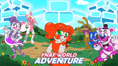 fnaf world (fnaf 4) adventure animatronics by pokemonlpsfan 