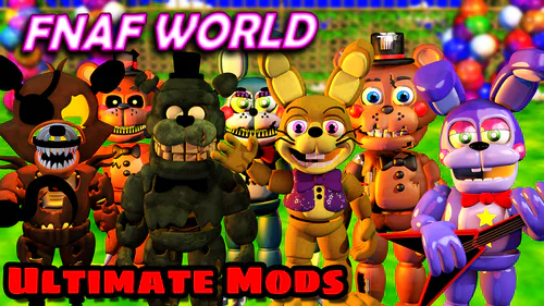 Team Fnaf Sister Location In Fnaf World (Mod) 