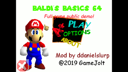 Find Great Fan Games Game Jolt - christmas baldis basics full game demo rp roblox