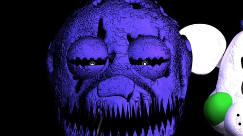 Creppy Purple Mascot:Horror Begins.