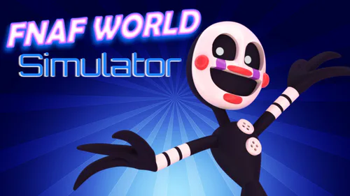 WE GOT ANIMDUDE!!  FNAF World Simulator 