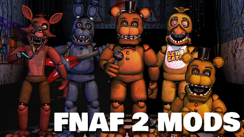 Fnaf 2 withered animatronics by UnTipObisnuit