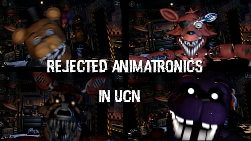 Withered Foxy without the face in UCN! +Jumpscare! (UCN Mods) 