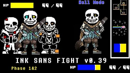 Ink!Sans Fight (Undertale fangame) Epic 