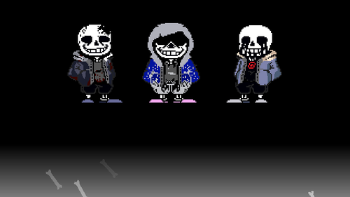 AlechaNine on Game Jolt: ///The Murderer Trio! / Horror!Sans (HorrorTale)  / Dust!Sans (DustT