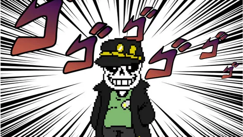 Undertale (Bad Time Simulator) ▻ Jotaro Sans Battle 