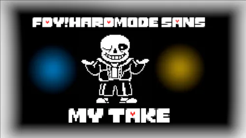 FDY Sans Hard Mode Phase 1 (original)#fyp #undertale #undertalefangame