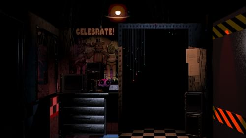 Закрытый фнаф. Дверь ФНАФ 1. FNAF 1 Door. Офис ФНАФ С 1 дверью. Дверь из FNAF 1.