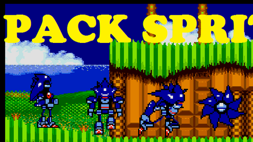 Mecha Sonic Sprites png images