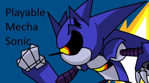 Playable Mecha Sonic + Super Mecha Sonic [Friday Night Funkin'] [Mods]