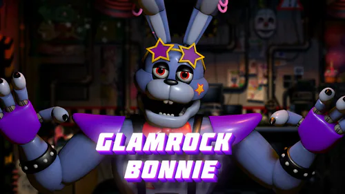 Ultimate Custom Night - Glamrock Bonnie (Mod) by NIXORY - Game Jolt