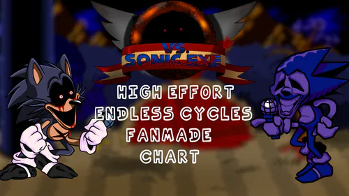 Friday Night Funkin' Lord X VS Majin Sonic Endless Cycles (Sonic