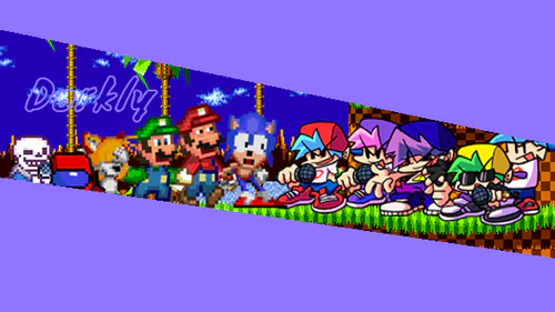 Sonic 1 Sprites Over Dorkly Sonic [Friday Night Funkin'] [Mods]