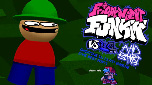 FNF MOD CHALLENGE-P (FNF ONLINE VS EDD & UBERKIDS MOD) PSYCH