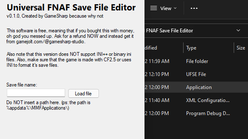 FNaF Save Editor 2.0 by Yunivers - Game Jolt