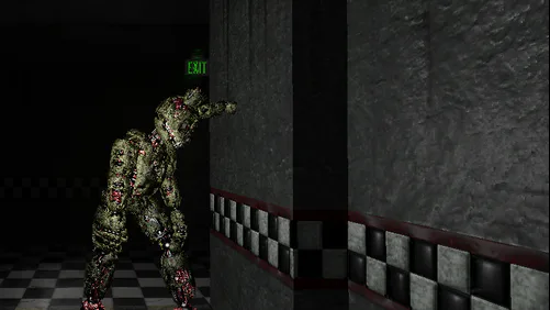 SpringTrap on the loose - FNAF 3 Doom Remake Android (Night 2