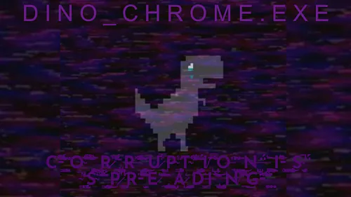 Chrome Dino - Purple | Pin