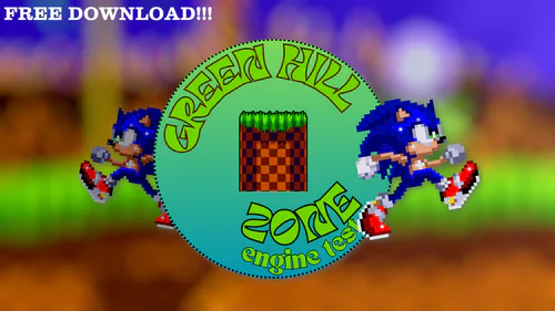 The Green Hill Zone: Engine Test (Sonic Engine GameMaker Fangame) by  Ashleydev - Game Jolt