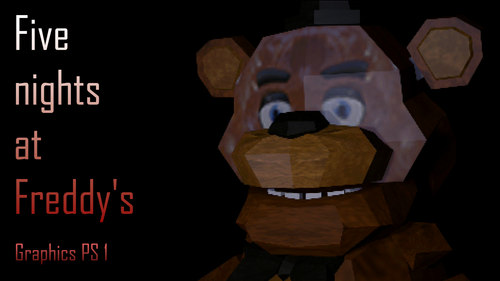 Made all renderings of cameras and animatronics on them - Five nights at  Freddy's Graphics PS 1 by Kotle7a