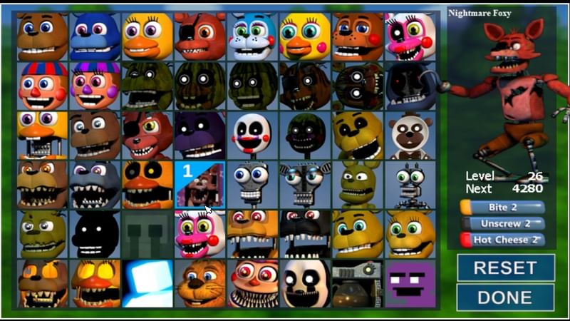 Fangames Roster - Ultimate Custom Night (fanmade) : r/fivenightsatfreddys