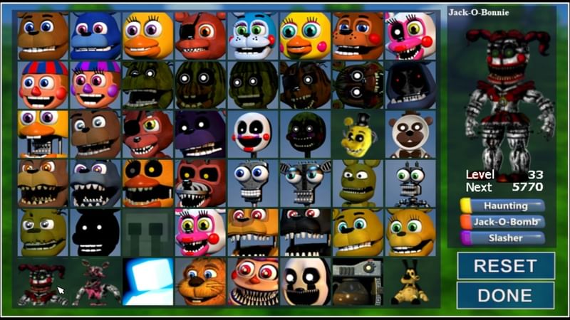 Five night's at freddy's 3: custom night mobile port by greenfred