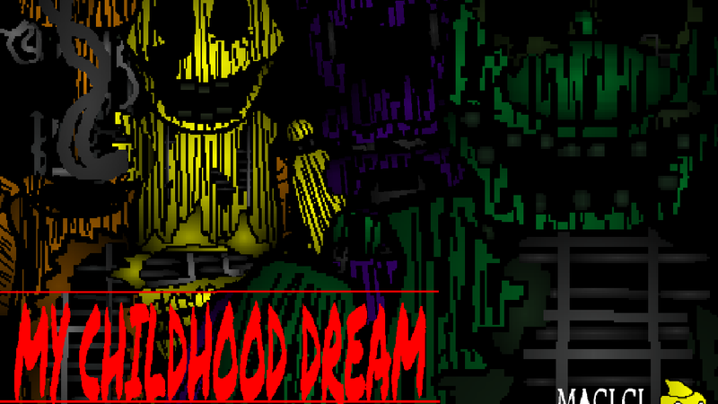 Fnaf Nightmare Fredbear - online puzzle