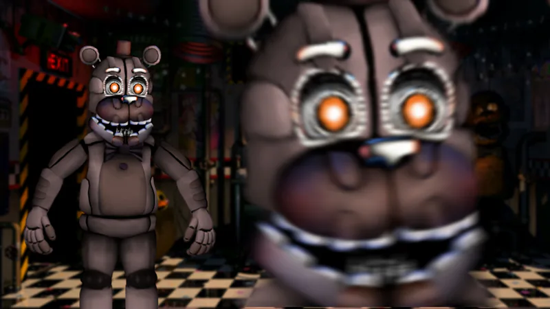 Funtime Toy Bonnie in FNaF 2 mod by TheMasterPuppet - Game Jolt