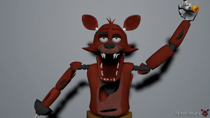 HUNTED BY 3D ANIMATRONICS!  OverNight A FREE ROAM FNAF fan game (FNAF 1 IN  3D!) 