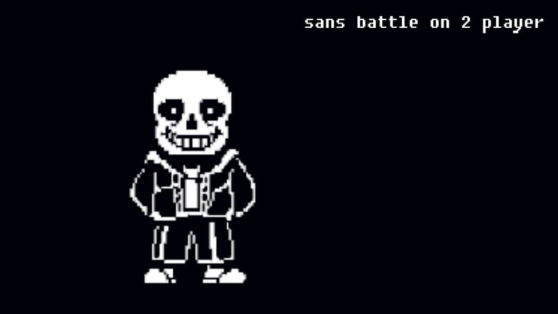 Sans Simulator (Sans VS Chara) 2 PLAYER BATTLE - Studios