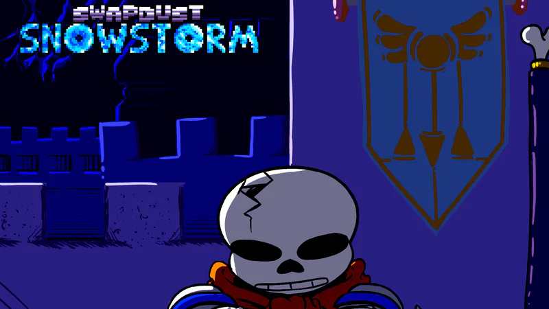 Underchoice Sans Battle Phase 1 Undertale Fangame by EeveeLing