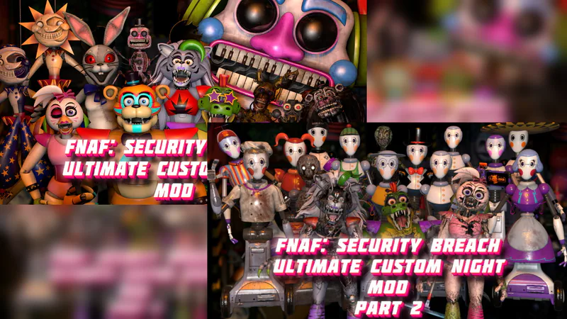 FNAF Security Breach For Android Gameplay Fanmade Mod (Five Nights