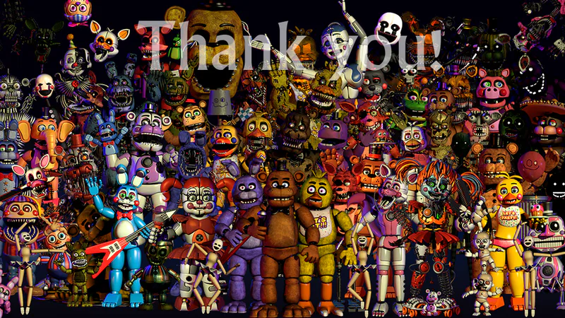 Fredbear and friends map + Fnaf 3 hw map for c4d by