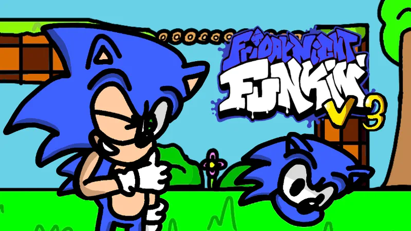 FNF VS SONIC.EXE BEGINING RESTORED OFFICIAL by Eiberth Mariño