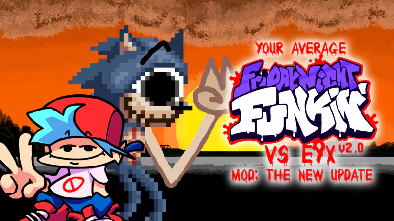 FNF: Sonic Vs Fleetway Chaos Nightmare 🔥 Play online