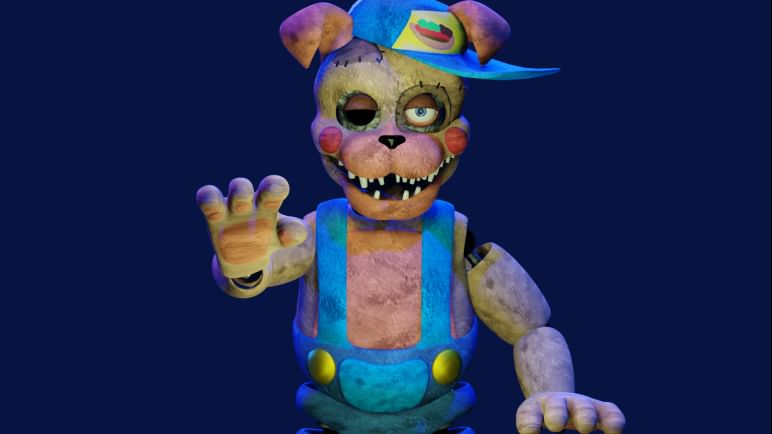 Funtime Toy Bonnie in FNaF 2 mod by TheMasterPuppet - Game Jolt