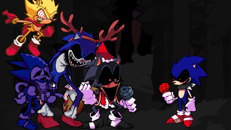 FNF VS SONIC.EXE BEGINING RESTORED OFFICIAL by Eiberth Mariño