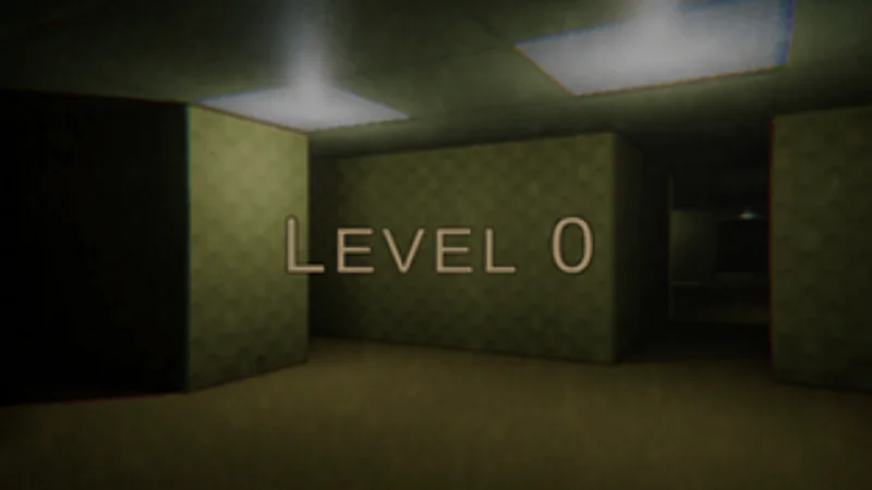 Backrooms Level 0 level 1 and level 2 free VR / AR / low-poly 3D