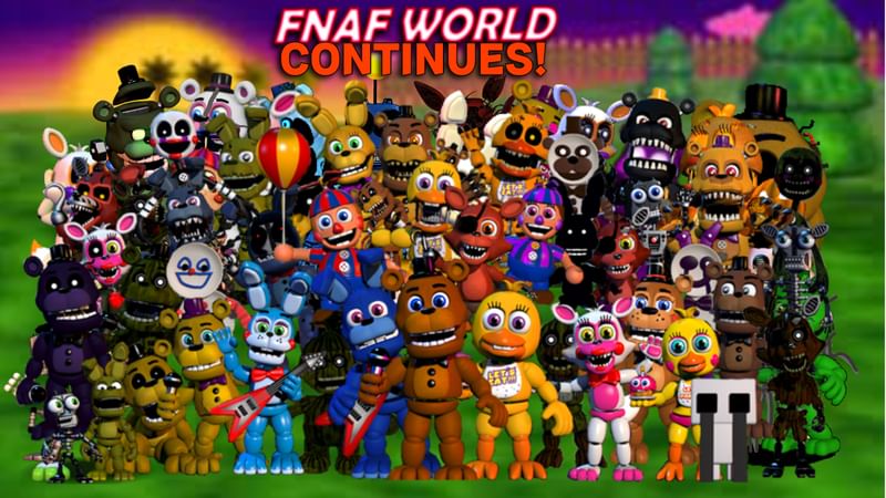 Nightmare Chica.Fnaf World gif  Mario characters, Character, Bowser