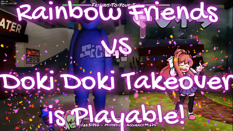 VS Rainbow Friends Recharted [Friday Night Funkin'] [Mods]