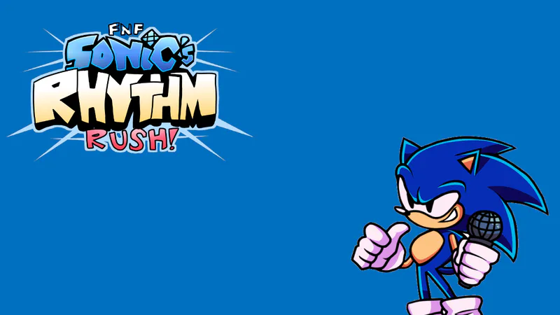 FNF: SONIC RHYTHM RUSH! FANMADE free online game on