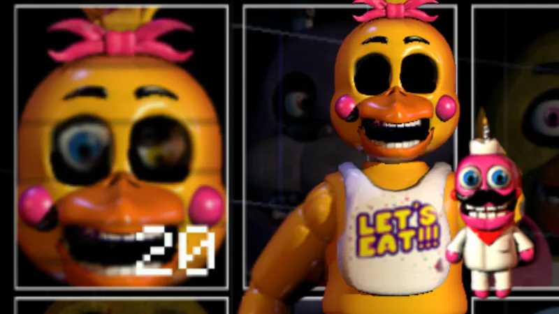 UCN Funtime Chica Model WIP : r/fivenightsatfreddys