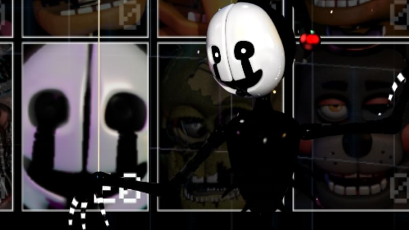 FNAF 4 Puppet.v4 Animatronic - Five nights at Fred by J