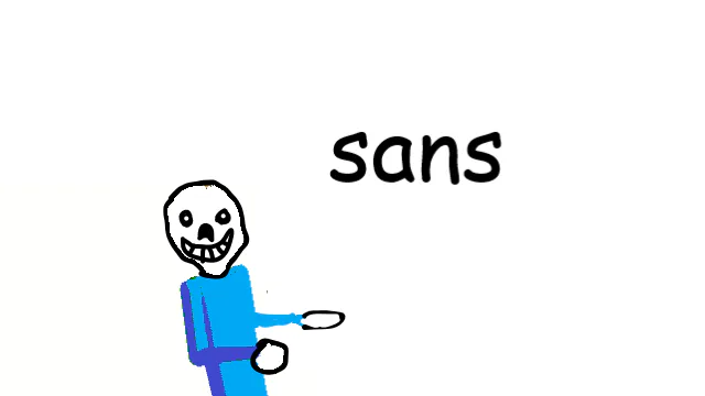 Sans fighting omega Flowey - Drawception