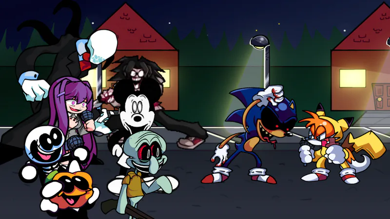 Friday Night Funkin': Majin Madness (VS Majin Sonic) FULL WEEK [FNF  Mod/HARD] Sonic.EXE Creepypasta 
