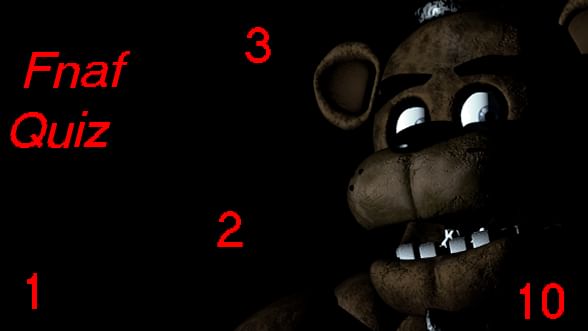 Five nights at Freddy's 3 Quiz