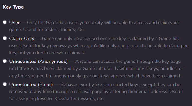 Publishing your Game to Game Jolt - GDevelop documentation