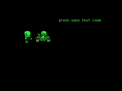 Green sans - a totally serous battle by hi BRISK - Game Jolt