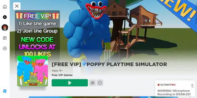 Poppy playtime Chapter 2 RP. - Roblox