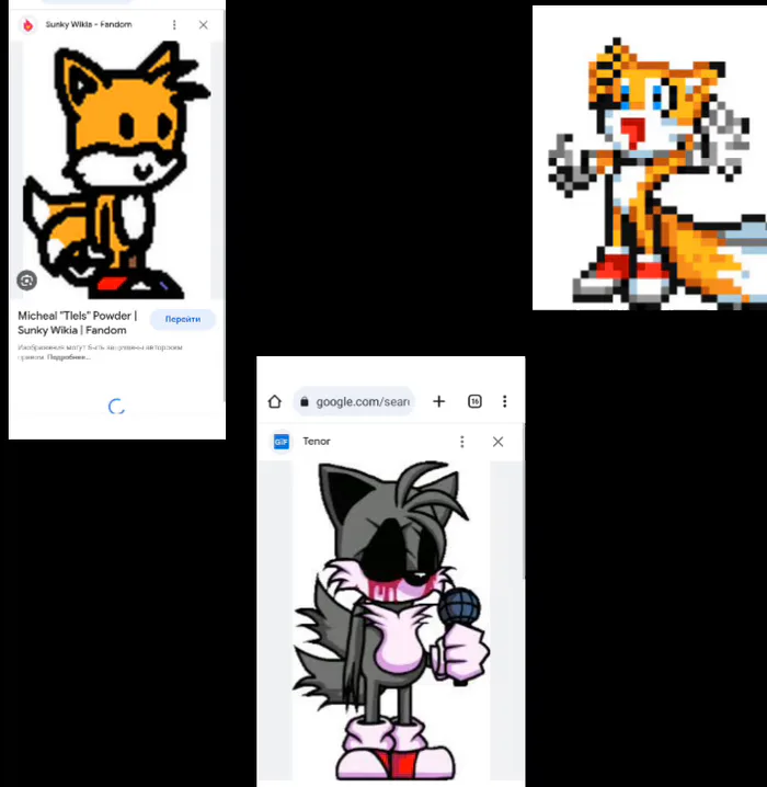 recoloring: tails to tails.exe 